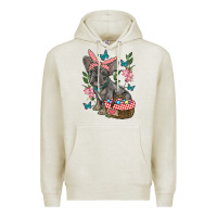 Oatmeal Heather easter french bulldog Premium Hoodie - RanaPortraitStore