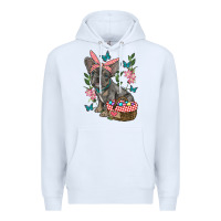 White easter french bulldog Premium Hoodie - RanaPortraitStore