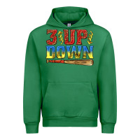Emerald 3 up 3 down softball Urban Hoodie - texasbilliewilder
