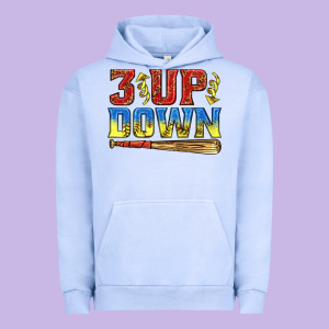 3 Up 3 Down Softball Urban Hoodie Designed By Texasbilliewilder