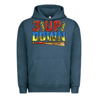 Pigment Midnight Navy 3 up 3 down softball Urban Hoodie - texasbilliewilder