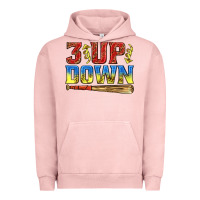 Pigment Salmon 3 up 3 down softball Urban Hoodie - texasbilliewilder