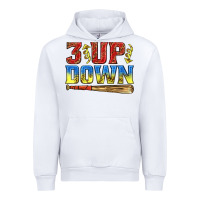 White 3 up 3 down softball Urban Hoodie - texasbilliewilder