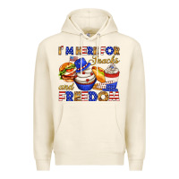 Tofu i m here for snacks and freedom Premium Hoodie - texasbilliewilder