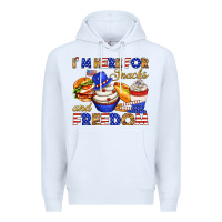 White i m here for snacks and freedom Premium Hoodie - texasbilliewilder