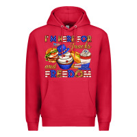Cardinal i m here for snacks and freedom Premium Hoodie - texasbilliewilder