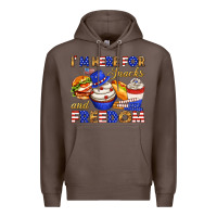 Coffee i m here for snacks and freedom Premium Hoodie - texasbilliewilder