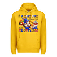 Lemon i m here for snacks and freedom Premium Hoodie - texasbilliewilder