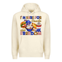 Sandshell i m here for snacks and freedom Premium Hoodie - texasbilliewilder