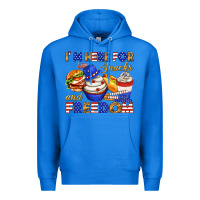 True Royal i m here for snacks and freedom Premium Hoodie - texasbilliewilder