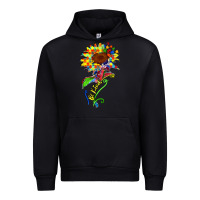 Black be kind autism sunflower Urban Hoodie - Zillion Design Studio