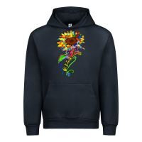 Navy be kind autism sunflower Urban Hoodie - Zillion Design Studio