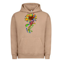 Pigment Burro be kind autism sunflower Urban Hoodie - Zillion Design Studio