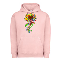 Pigment Salmon be kind autism sunflower Urban Hoodie - Zillion Design Studio