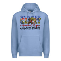 Colony Blue its the guts and its the glory a hundred stripes Premium Hoodie - texasbilliewilder