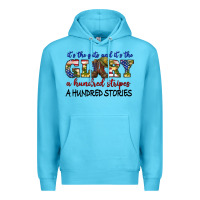 Ocean Blue its the guts and its the glory a hundred stripes Premium Hoodie - texasbilliewilder