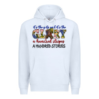 White its the guts and its the glory a hundred stripes Premium Hoodie - texasbilliewilder