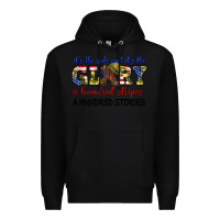 Black its the guts and its the glory a hundred stripes Premium Hoodie - texasbilliewilder