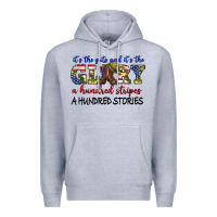 Heather Grey its the guts and its the glory a hundred stripes Premium Hoodie - texasbilliewilder
