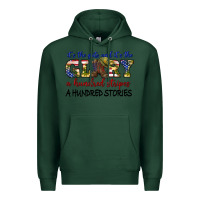 Sports Green its the guts and its the glory a hundred stripes Premium Hoodie - texasbilliewilder