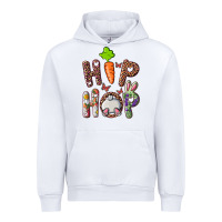 White Hip Hop Bunny Urban Hoodie - RanaPortraitStore