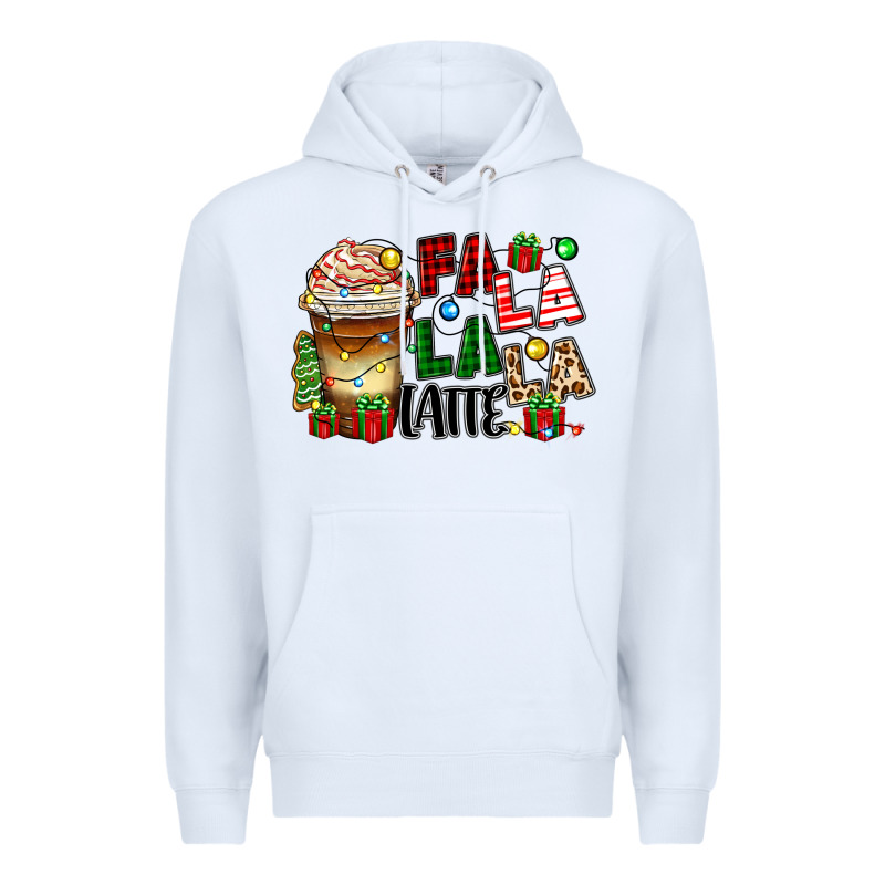 Fa La La La Latte Premium Hoodie by Zillion Design Studio | Teevron