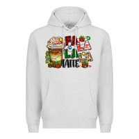 Dove Grey fa la la la latte Premium Hoodie - Zillion Design Studio
