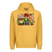 Mustard fa la la la latte Premium Hoodie - Zillion Design Studio