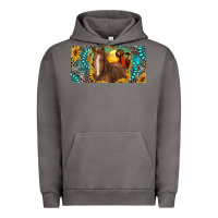Pigment Tornado horse and desert with sunflowers gemstone Urban Hoodie - RanaPortraitStore