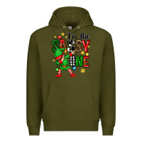 Army Green im the sassy one elf Premium Hoodie - Zillion Design Studio
