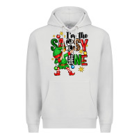 Dove Grey im the sassy one elf Premium Hoodie - Zillion Design Studio