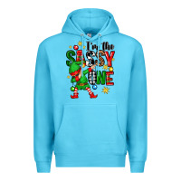 Ocean Blue im the sassy one elf Premium Hoodie - Zillion Design Studio