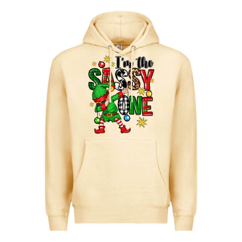Im The Sassy One Elf Premium Hoodie by Zillion Design Studio | Teevron