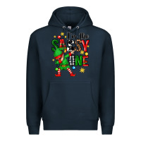 Navy im the sassy one elf Premium Hoodie - Zillion Design Studio