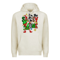 Oatmeal Heather im the sassy one elf Premium Hoodie - Zillion Design Studio