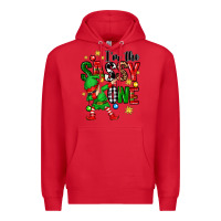 Red im the sassy one elf Premium Hoodie - Zillion Design Studio