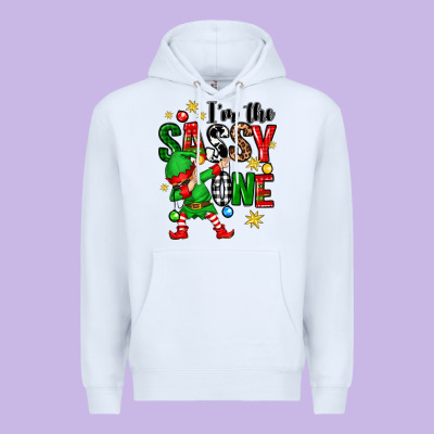 Im The Sassy One Elf Premium Hoodie Designed By Zillion Design Studio