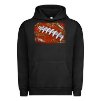 Pigment Black American football background Urban Hoodie - texasbilliewilder