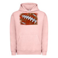 Pigment Salmon American football background Urban Hoodie - texasbilliewilder