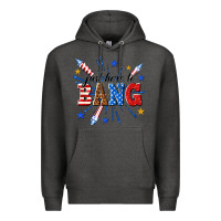 Charcoal Heather just here to bang Premium Hoodie - texasbilliewilder