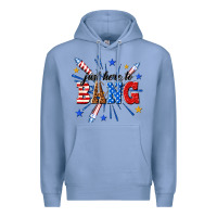 Colony Blue just here to bang Premium Hoodie - texasbilliewilder