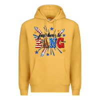 Mustard just here to bang Premium Hoodie - texasbilliewilder