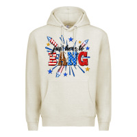 Oatmeal Heather just here to bang Premium Hoodie - texasbilliewilder