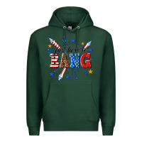 Sports Green just here to bang Premium Hoodie - texasbilliewilder