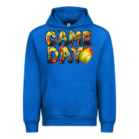 Cobalt game day softball leopard Urban Hoodie - Zillion Design Studio