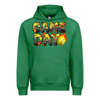 Emerald game day softball leopard Urban Hoodie - Zillion Design Studio