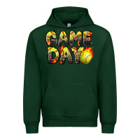 Foreset Green game day softball leopard Urban Hoodie - Zillion Design Studio