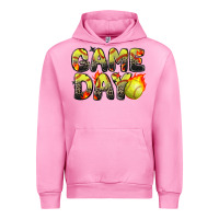Fuchsia Pink game day softball leopard Urban Hoodie - Zillion Design Studio