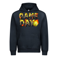 Navy game day softball leopard Urban Hoodie - Zillion Design Studio