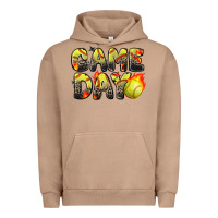 Pigment Burro game day softball leopard Urban Hoodie - Zillion Design Studio